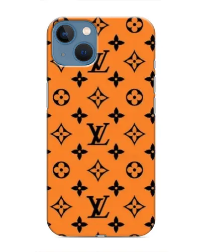 Чохол для iPhone 13 з картинкою «Помаранчевий стиль LV»