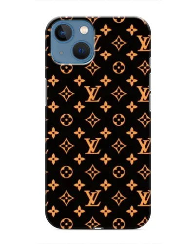 Чохол для iPhone 13 з картинкою «Золота монограма LV»