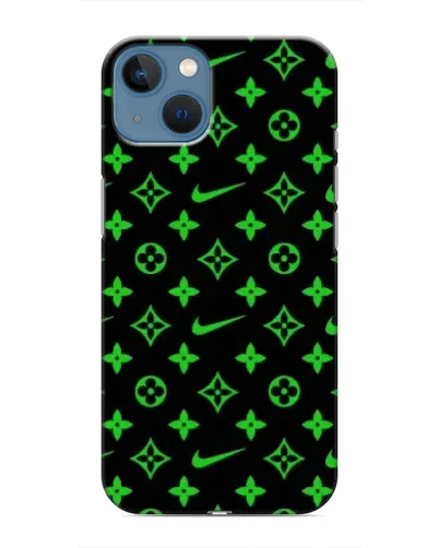 Чохол для iPhone 13 з картинкою «Неоновий принт LV»