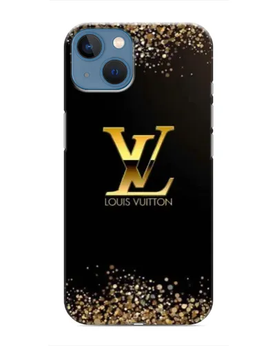 Чохол для iPhone 13 з картинкою «LV — золоті іскри»