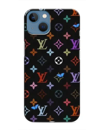 Чохол для iPhone 13 з картинкою «Кольорова монограма LV»