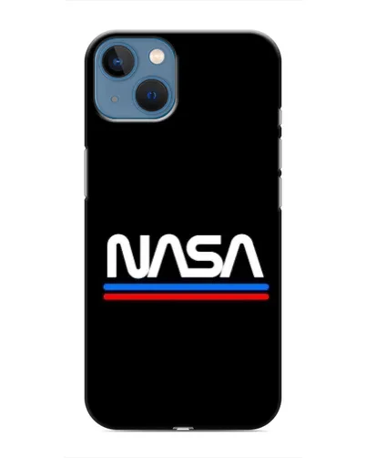 Чехол для iPhone 13 с картинкой «NASA — классика Red Blue» Чехол для iPhone 13 с картинкой «NASA — классика Red Blue»