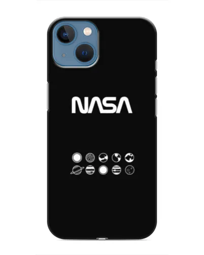 Чехол для iPhone 13 с картинкой «NASA — технический принт» Чехол для iPhone 13 с картинкой «NASA — технический принт»