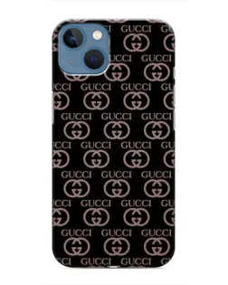 Чехол для iPhone 13 с картинкой «Классическая монограмма Gucci»