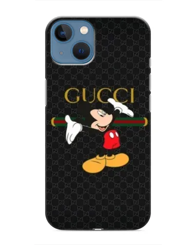 Чехол для iPhone 13 с картинкой «Микки Маус Gucci»