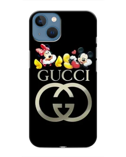 Чехол для iPhone 13 с картинкой «Gucci — герои Disney»