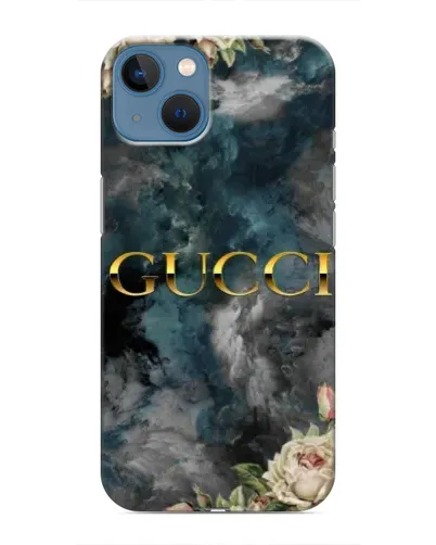 Чехол для iPhone 13 с картинкой «Абстрактные цветы Gucci»