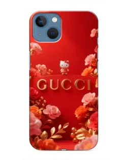 Чехол для iPhone 13 с картинкой «Gucci — золотой сад»