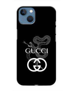 Чехол для iPhone 13 с картинкой «Gucci — серебряная змея»