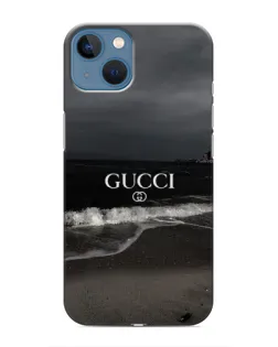 Чехол для iPhone 13 с картинкой «Gucci — морской прибой»