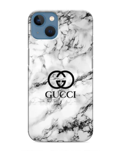 Чехол для iPhone 13 с картинкой «Gucci — мраморный шик»