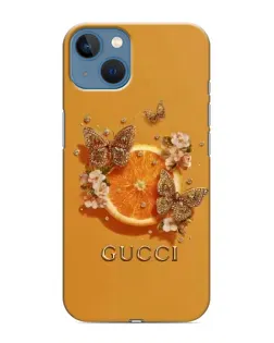 Чохол для iPhone 13 з картинкою «Gucci — золоті метелики» Чохол для iPhone 13 з картинкою «Gucci — золоті метелики»