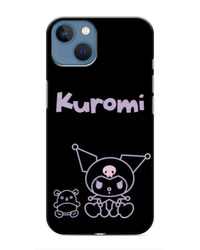Чехол для iPhone 13 с картинкой «Kuromi — черный минимализм» Чехол для iPhone 13 с картинкой «Kuromi — черный минимализм»
