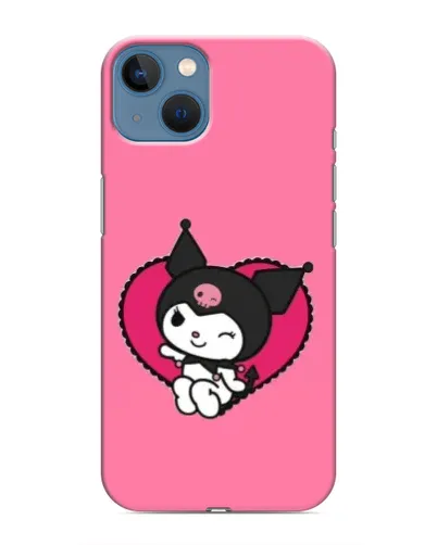 Чехол для iPhone 13 с картинкой «Kuromi — любовь в сердце» Чехол для iPhone 13 с картинкой «Kuromi — любовь в сердце»