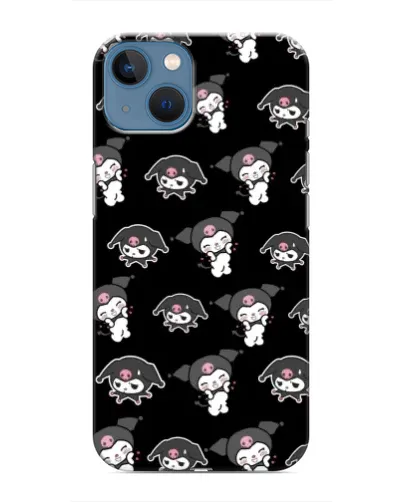Чехол для iPhone 13 с картинкой «Черный паттерн Kuromi» Чехол для iPhone 13 с картинкой «Черный паттерн Kuromi»