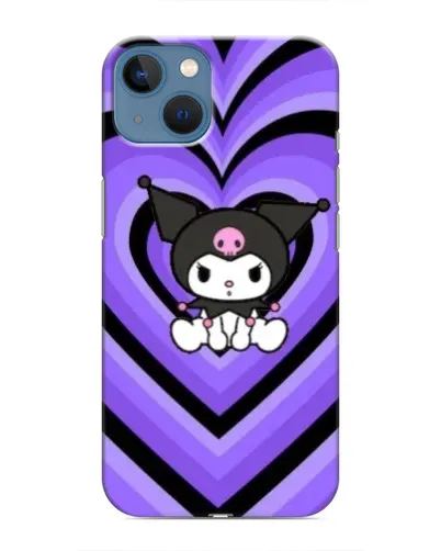 Чехол для iPhone 13 с картинкой «Kuromi и фиолетовые сердца» Чехол для iPhone 13 с картинкой «Kuromi и фиолетовые сердца»