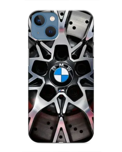 Чехол для iPhone 13 с картинкой «BMW — деталь диска» Чехол для iPhone 13 с картинкой «BMW — деталь диска»