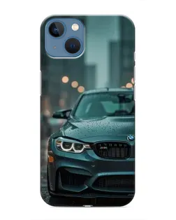 Чехол для iPhone 13 с картинкой «BMW в огнях города»