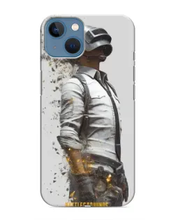 Чехол для iPhone 13 с картинкой «PUBG — боец в пыли»