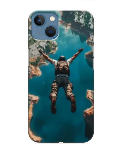 Чехол для iPhone 13 с картинкой «PUBG — свободное падение»