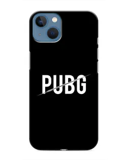 Чехол для iPhone 13 с картинкой «PUBG — белый логотип»