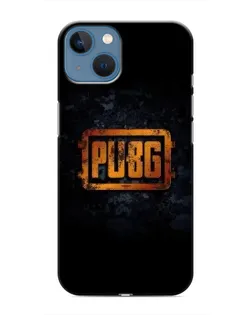 Чехол для iPhone 13 с картинкой «PUBG — золотой логотип»