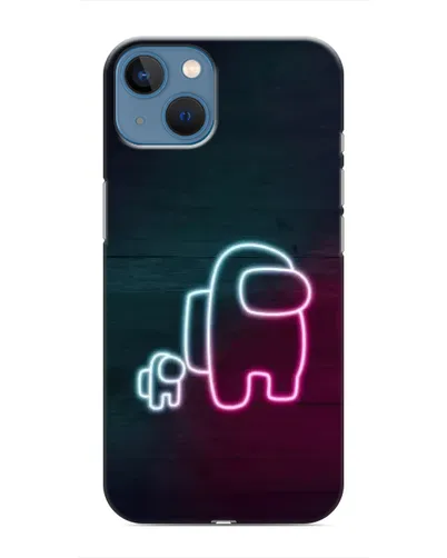 Чехол для iPhone 13 с картинкой «Among Us неон-арт» Чехол для iPhone 13 с картинкой «Among Us неон-арт»