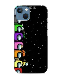 Чехол для iPhone 13 с картинкой «Команда Among Us»