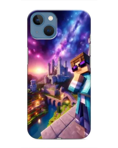 Чехол для iPhone 13 с картинкой «Стив и космос»