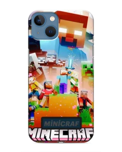 Чехол для iPhone 13 с картинкой «Minecraft герои игры»