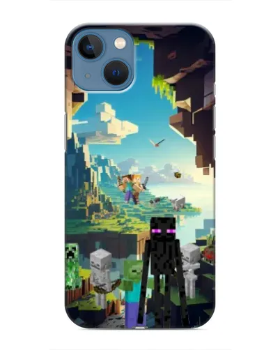 Чехол для iPhone 13 с картинкой «Эндермен в лесу»