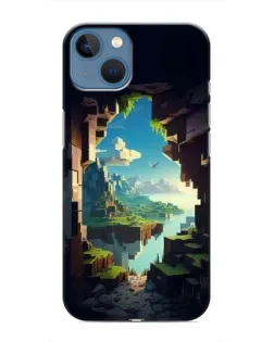 Чехол для iPhone 13 с картинкой «Вид из пещеры»