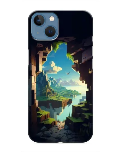 Чехол для iPhone 13 с картинкой «Вид из пещеры»