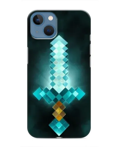 Чехол для iPhone 13 с картинкой «Алмазный меч неон»