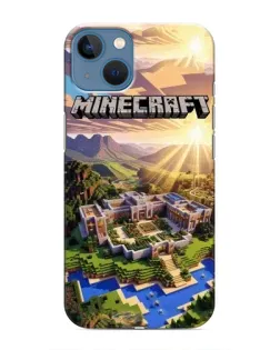 Чехол для iPhone 13 с картинкой «Minecraft панорама»