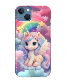 Чехол для iPhone 13 с картинкой «Маленький единорог»