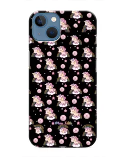 Чехол для iPhone 13 с картинкой «Magic Unicorn паттерн»