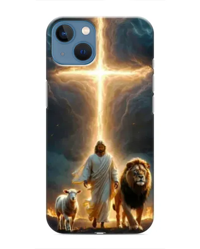 Чохол для iPhone 13 з картинкою «Лев Юди та Світло»