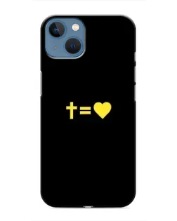 Чохол для iPhone 13 з картинкою «Серце та Хрест» Чохол для iPhone 13 з картинкою «Серце та Хрест»