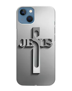 Чохол для iPhone 13 з картинкою «Металевий хрест Jesus» Чохол для iPhone 13 з картинкою «Металевий хрест Jesus»
