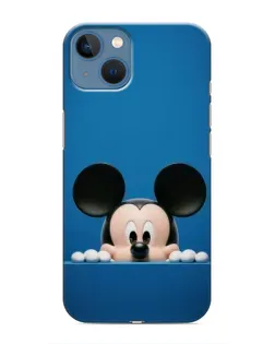 Чехол для iPhone 13 с картинкой «Микки выглядывает»