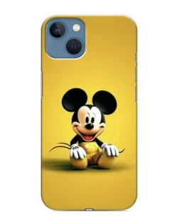 Чехол для iPhone 13 с картинкой «Микки на желтом»
