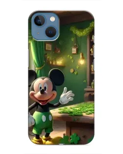 Чехол для iPhone 13 с картинкой «Микки в мастерской»