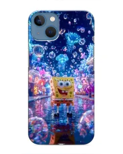 Чехол для iPhone 13 с картинкой «Неоновый океан»