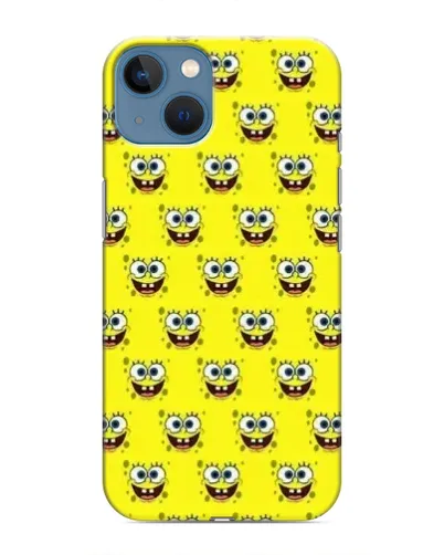Чехол для iPhone 13 с картинкой «Паттерн Губка Боб» Чехол для iPhone 13 с картинкой «Паттерн Губка Боб»