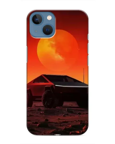 Чехол для iPhone 13 с картинкой «Cybertruck на Марсе» Чехол для iPhone 13 с картинкой «Cybertruck на Марсе»