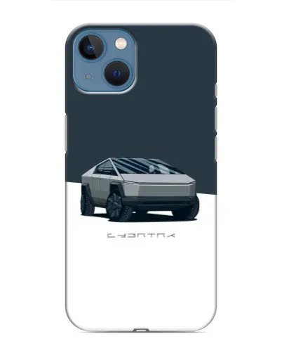 Чехол для iPhone 13 с картинкой «Серебристый Cybertruck Tesla» Чехол для iPhone 13 с картинкой «Серебристый Cybertruck Tesla»