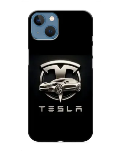 Чехол для iPhone 13 с картинкой «Tesla — серебристое авто» Чехол для iPhone 13 с картинкой «Tesla — серебристое авто»