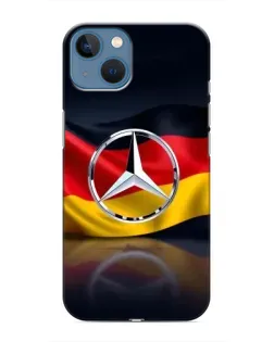 Чехол для iPhone 13 с картинкой «Mercedes — флаг Германии»