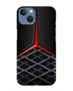 Чехол для iPhone 13 с картинкой «Mercedes Carbon Grid»